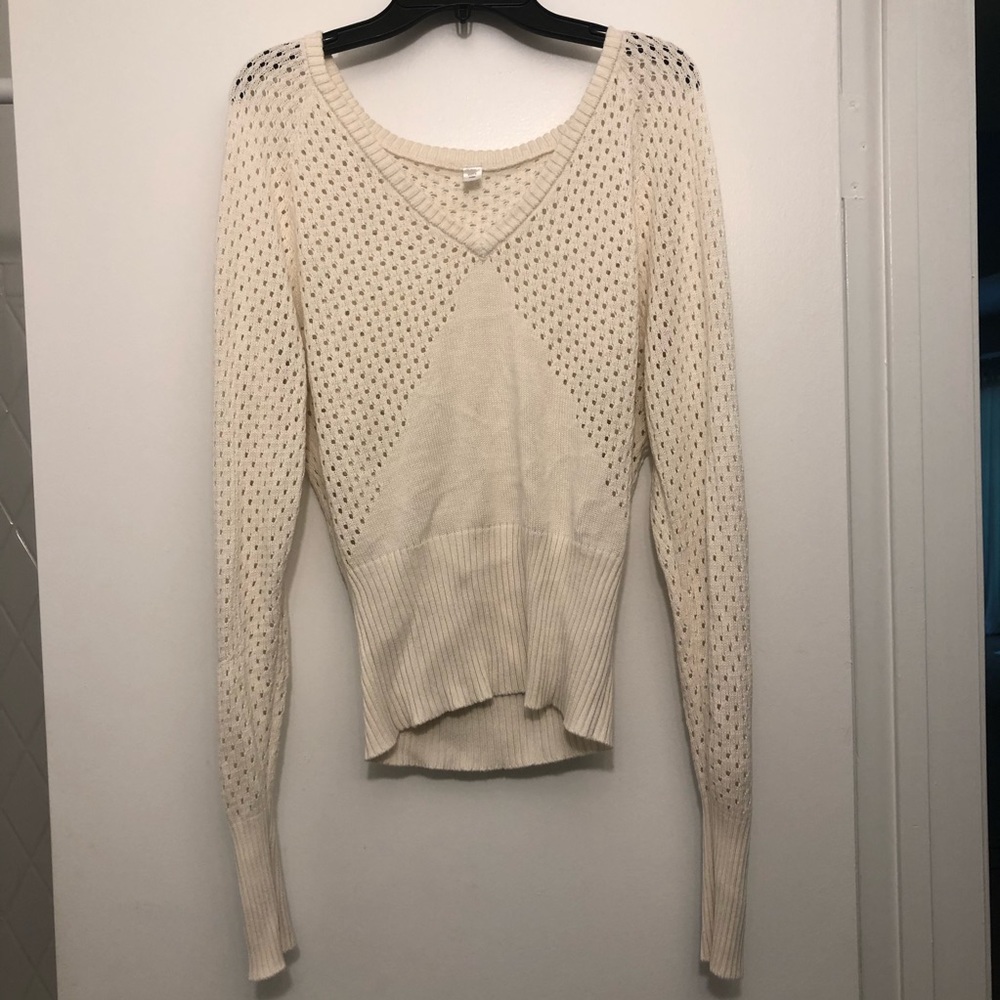 BLOCH Warm up Dance Sweater in Cream